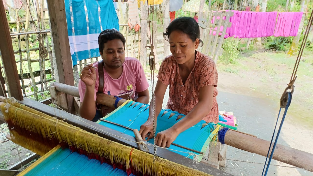 Rabha Weaving